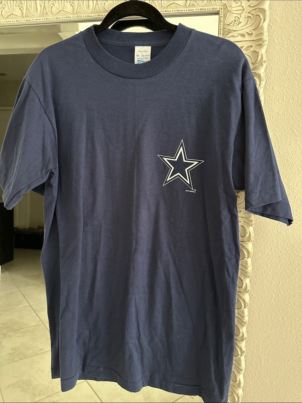 NFL Vintage 1995 Dallas Cowboys Star Logo Tee by Salems Sportswear